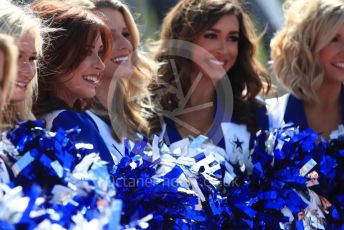 World © Octane Photographic Ltd. Formula 1 – United States GP - Grid. Cheerleaders. Circuit of the Americas (COTA), USA. Sunday 21st October 2018.