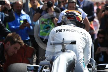 World © Octane Photographic Ltd. Formula 1 – United States GP – Grid. Mercedes AMG Petronas Motorsport AMG F1 W09 EQ Power+ - Lewis Hamilton. Circuit of the Americas (COTA), USA. Sunday 21st October 2018.