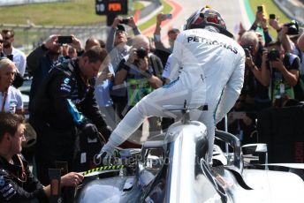 World © Octane Photographic Ltd. Formula 1 – United States GP – Grid. Mercedes AMG Petronas Motorsport AMG F1 W09 EQ Power+ - Lewis Hamilton. Circuit of the Americas (COTA), USA. Sunday 21st October 2018.