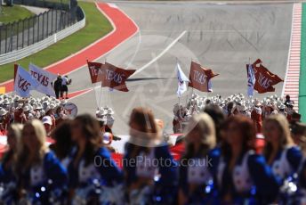 World © Octane Photographic Ltd. Formula 1 – United States GP - Grid. Texas flags. Circuit of the Americas (COTA), USA. Sunday 21st October 2018.