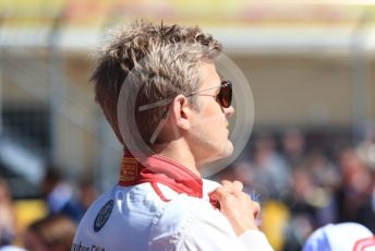 World © Octane Photographic Ltd. Formula 1 – United States GP - Grid. Alfa Romeo Sauber F1 Team C37 – Marcus Ericsson. Circuit of the Americas (COTA), USA. Sunday 21st October 2018.