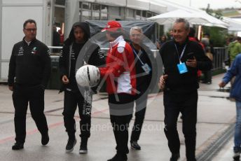 World © Octane Photographic Ltd. Formula 1 – United States GP – Paddock. Mercedes AMG Petronas Motorsport AMG F1 W09 EQ Power+ - Lewis Hamilton. Circuit of the Americas (COTA), USA. Friday 19th October 2018.