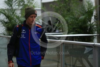 World © Octane Photographic Ltd. Formula 1 – United States GP - Paddock. Scuderia Toro Rosso STR13 – Brendon Hartley. Circuit of the Americas (COTA), USA. Friday 19th October 2018.