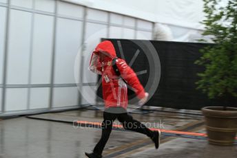 World © Octane Photographic Ltd. Formula 1 – United States GP - Paddock. Scuderia Ferrari SF71-H – Kimi Raikkonen. Circuit of the Americas (COTA), USA. Friday 19th October 2018.