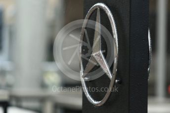 World © Octane Photographic Ltd. Formula 1 – United States GP – Paddock. Mercedes AMG star logo. Circuit of the Americas (COTA), USA. Friday 19th October 2018.