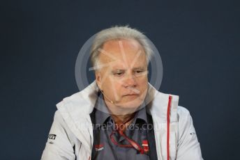 World © Octane Photographic Ltd. Formula 1 - United States GP - Friday FIA Team Press Conference. Gene Haas  - Founder and Chairman of Haas F1 Team. Circuit of the Americas (COTA), USA. Friday 18th October 2018