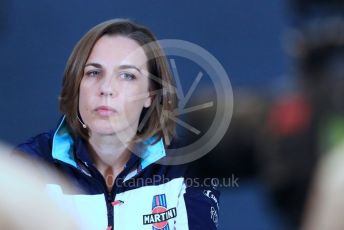 World © Octane Photographic Ltd. Formula 1 - United States GP - Friday FIA Team Press Conference. Claire Williams - Deputy Team Principal of Williams Martini Racing. Circuit of the Americas (COTA), USA. Friday 18th October 2018.