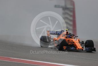 World © Octane Photographic Ltd. Formula 1 – United States GP - Practice 1. McLaren MCL33 Reserve Driver – Lando Norris. Circuit of the Americas (COTA), USA. Friday 19th October 2018.