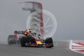 World © Octane Photographic Ltd. Formula 1 – United States GP - Practice 1. Aston Martin Red Bull Racing TAG Heuer RB14 – Daniel Ricciardo. Circuit of the Americas (COTA), USA. Friday 19th October 2018.