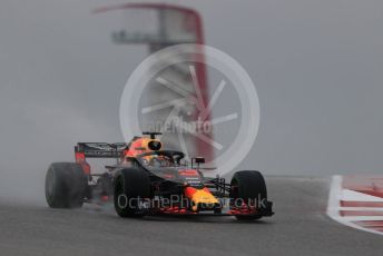 World © Octane Photographic Ltd. Formula 1 – United States GP - Practice 1. Aston Martin Red Bull Racing TAG Heuer RB14 – Daniel Ricciardo. Circuit of the Americas (COTA), USA. Friday 19th October 2018.