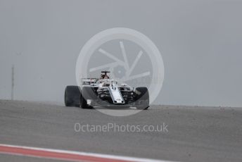 World © Octane Photographic Ltd. Formula 1 – United States GP - Practice 1. Alfa Romeo Sauber F1 Team C37 – Marcus Ericsson. Circuit of the Americas (COTA), USA. Friday 19th October 2018.