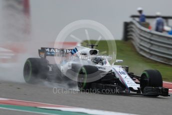 World © Octane Photographic Ltd. Formula 1 – United States GP - Practice 1. Williams Martini Racing FW41 – Lance Stroll. Circuit of the Americas (COTA), USA. Friday 19th October 2018.
