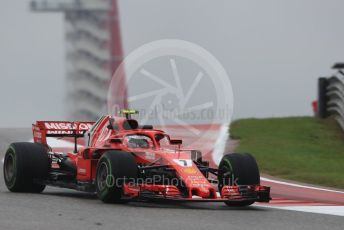 World © Octane Photographic Ltd. Formula 1 – United States GP - Practice 1. Scuderia Ferrari SF71-H – Kimi Raikkonen. Circuit of the Americas (COTA), USA. Friday 19th October 2018.