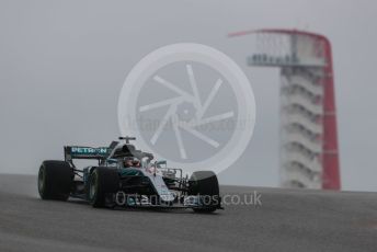 World © Octane Photographic Ltd. Formula 1 – United States GP – Practice 1. Mercedes AMG Petronas Motorsport AMG F1 W09 EQ Power+ - Lewis Hamilton. Circuit of the Americas (COTA), USA. Friday 19th October 2018.