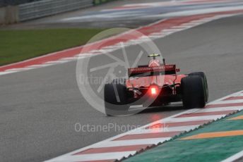 World © Octane Photographic Ltd. Formula 1 – United States GP - Practice 1. Scuderia Ferrari SF71-H – Kimi Raikkonen. Circuit of the Americas (COTA), USA. Friday 19th October 2018.