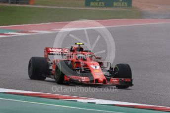 World © Octane Photographic Ltd. Formula 1 – United States GP - Practice 1. Scuderia Ferrari SF71-H – Kimi Raikkonen. Circuit of the Americas (COTA), USA. Friday 19th October 2018.
