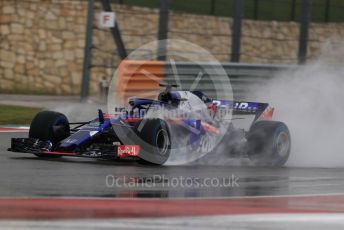 World © Octane Photographic Ltd. Formula 1 – United States GP - Practice 2. Scuderia Toro Rosso STR13 – Brendon Hartley. Circuit of the Americas (COTA), USA. Friday 19th October 2018.