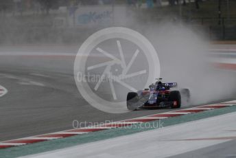 World © Octane Photographic Ltd. Formula 1 – United States GP - Practice 2. Scuderia Toro Rosso STR13 – Brendon Hartley. Circuit of the Americas (COTA), USA. Friday 19th October 2018.