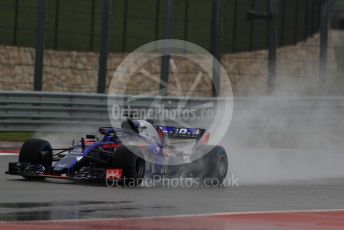 World © Octane Photographic Ltd. Formula 1 – United States GP - Practice 2. Scuderia Toro Rosso STR13 – Brendon Hartley. Circuit of the Americas (COTA), USA. Friday 19th October 2018.