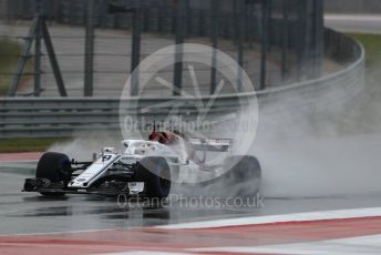 World © Octane Photographic Ltd. Formula 1 – United States GP - Practice 2. Alfa Romeo Sauber F1 Team C37 – Marcus Ericsson. Circuit of the Americas (COTA), USA. Friday 19th October 2018.
