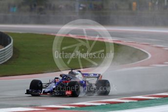 World © Octane Photographic Ltd. Formula 1 – United States GP - Practice 2. Scuderia Toro Rosso STR13 – Brendon Hartley. Circuit of the Americas (COTA), USA. Friday 19th October 2018.