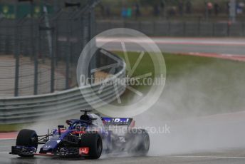 World © Octane Photographic Ltd. Formula 1 – United States GP - Practice 2. Scuderia Toro Rosso STR13 – Brendon Hartley. Circuit of the Americas (COTA), USA. Friday 19th October 2018.