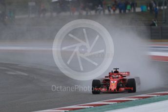 World © Octane Photographic Ltd. Formula 1 – United States GP - Practice 2. Scuderia Ferrari SF71-H – Sebastian Vettel. Circuit of the Americas (COTA), USA. Friday 19th October 2018.