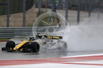 World © Octane Photographic Ltd. Formula 1 – United States GP - Practice 2. Renault Sport F1 Team RS18 – Nico Hulkenberg. Circuit of the Americas (COTA), USA. Friday 19th October 2018.