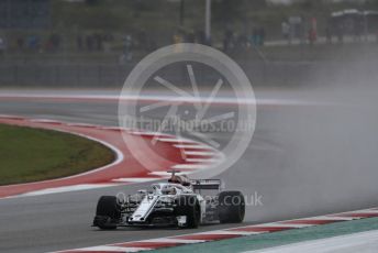 World © Octane Photographic Ltd. Formula 1 – United States GP - Practice 2. Alfa Romeo Sauber F1 Team C37 – Marcus Ericsson. Circuit of the Americas (COTA), USA. Friday 19th October 2018.