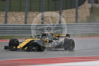 World © Octane Photographic Ltd. Formula 1 – United States GP - Practice 2. Renault Sport F1 Team RS18 – Nico Hulkenberg. Circuit of the Americas (COTA), USA. Friday 19th October 2018.
