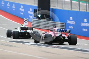 World © Octane Photographic Ltd. Formula 1 – United States GP - Practice 3. Racing Point Force India VJM11 - Esteban Ocon. Circuit of the Americas (COTA), USA. Saturday 20th October 2018.