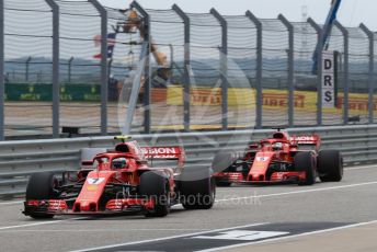 World © Octane Photographic Ltd. Formula 1 – United States GP - Practice 3. Scuderia Ferrari SF71-H – Kimi Raikkonen. Circuit of the Americas (COTA), USA. Saturday 20th October 2018.