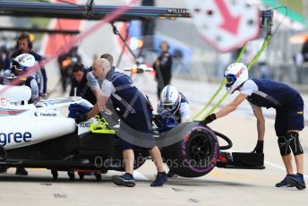 World © Octane Photographic Ltd. Formula 1 – United States GP - Practice 3. Williams Martini Racing FW41 – Sergey Sirotkin. Circuit of the Americas (COTA), USA. Saturday 20th October 2018.