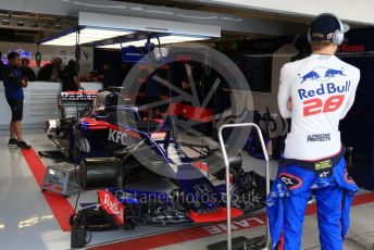 World © Octane Photographic Ltd. Formula 1 – United States GP - Practice 3. Scuderia Toro Rosso STR13 – Brendon Hartley. Circuit of the Americas (COTA), USA. Saturday 20th October 2018.