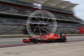World © Octane Photographic Ltd. Formula 1 – United States GP - Practice 3. Scuderia Ferrari SF71-H – Kimi Raikkonen. Circuit of the Americas (COTA), USA. Saturday 20th October 2018.
