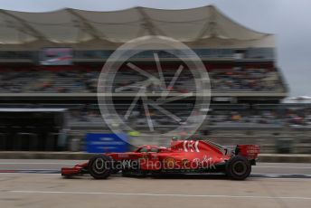 World © Octane Photographic Ltd. Formula 1 – United States GP - Practice 3. Scuderia Ferrari SF71-H – Kimi Raikkonen. Circuit of the Americas (COTA), USA. Saturday 20th October 2018.