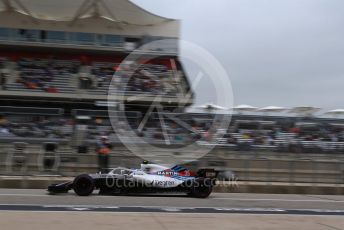 World © Octane Photographic Ltd. Formula 1 – United States GP - Practice 3. Williams Martini Racing FW41 – Sergey Sirotkin. Circuit of the Americas (COTA), USA. Saturday 20th October 2018.