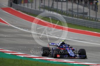 World © Octane Photographic Ltd. Formula 1 – United States GP - Qualifying. Scuderia Toro Rosso STR13 – Pierre Gasly. Circuit of the Americas (COTA), USA. Saturday 20th October 2018.