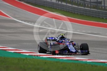 World © Octane Photographic Ltd. Formula 1 – United States GP - Qualifying. Scuderia Toro Rosso STR13 – Pierre Gasly. Circuit of the Americas (COTA), USA. Saturday 20th October 2018.