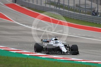 World © Octane Photographic Ltd. Formula 1 – United States GP - Qualifying. Williams Martini Racing FW41 – Lance Stroll. Circuit of the Americas (COTA), USA. Saturday 20th October 2018.