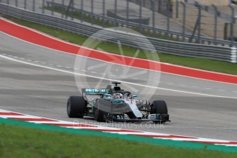 World © Octane Photographic Ltd. Formula 1 – United States GP – Qualifying. Mercedes AMG Petronas Motorsport AMG F1 W09 EQ Power+ - Lewis Hamilton. Circuit of the Americas (COTA), USA. Saturday 20th October 2018.