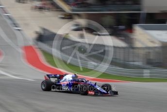 World © Octane Photographic Ltd. Formula 1 – United States GP - Qualifying. Scuderia Toro Rosso STR13 – Pierre Gasly. Circuit of the Americas (COTA), USA. Saturday 20th October 2018.