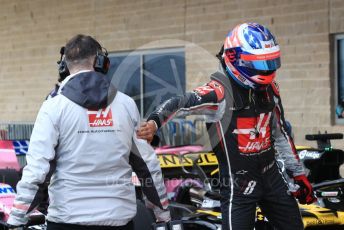 World © Octane Photographic Ltd. Formula 1 – United States GP - Qualifying. Haas F1 Team VF-18 – Romain Grosjean. Circuit of the Americas (COTA), USA. Saturday 20th October 2018.