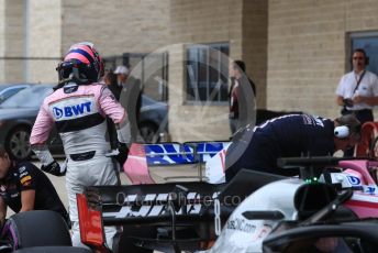 World © Octane Photographic Ltd. Formula 1 – United States GP - Qualifying. Racing Point Force India VJM11 - Sergio Perez. Circuit of the Americas (COTA), USA. Saturday 20th October 2018.