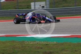 World © Octane Photographic Ltd. Formula 1 – United States GP - Qualifying. Scuderia Toro Rosso STR13 – Pierre Gasly. Circuit of the Americas (COTA), USA. Saturday 20th October 2018.