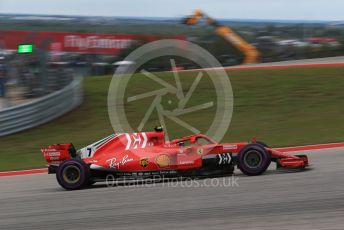 World © Octane Photographic Ltd. Formula 1 – United States GP - Qualifying. Scuderia Ferrari SF71-H – Kimi Raikkonen. Circuit of the Americas (COTA), USA. Saturday 20th October 2018.