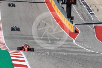 World © Octane Photographic Ltd. Formula 1 – United States GP - Race. Scuderia Ferrari SF71-H – Kimi Raikkonen. Circuit of the Americas (COTA), USA. Sunday 21st October 2018.