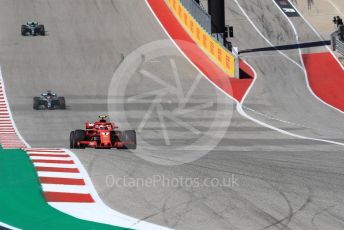 World © Octane Photographic Ltd. Formula 1 – United States GP - Race. Scuderia Ferrari SF71-H – Kimi Raikkonen. Circuit of the Americas (COTA), USA. Sunday 21st October 2018.