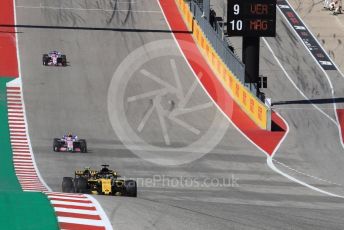 World © Octane Photographic Ltd. Formula 1 – United States GP - Race. Renault Sport F1 Team RS18 – Nico Hulkenberg. Circuit of the Americas (COTA), USA. Sunday 21st October 2018.