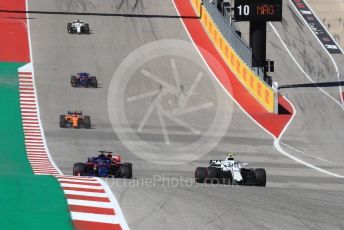 World © Octane Photographic Ltd. Formula 1 – United States GP - Race. Williams Martini Racing FW41 – Sergey Sirotkin. Circuit of the Americas (COTA), USA. Sunday 21st October 2018.